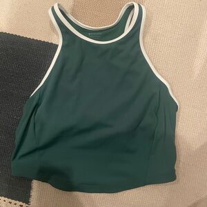 Athleta built in bra crop top